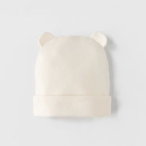 Zara kids BABY/ RIBBED KNIT HAT WITH EARS